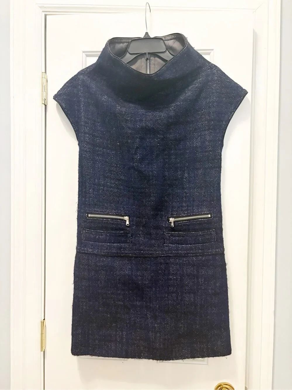 Marc by Marc Jacobs tweed dress Size XS Navy Blue